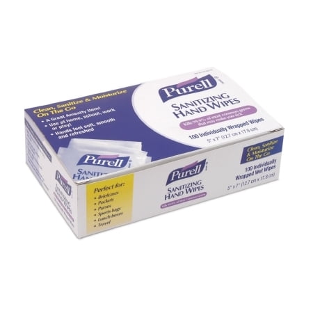- GOJO Purell Sanitizing Skin Wipe - 9022-10CS - 1000 Each / Case