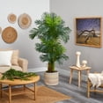 thumbnail image 5 of 6" Artificial Palm Artificial Tree in Natural Jute Planter, by Nearly Natural, 5 of 5