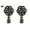 Antique Brass - Pack of 2, variant on Royal Designs, Inc. Decorative Celtic Knot Lamp Finial , F-5079AB-1, Antique Brass, Single