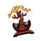 thumbnail image 5 of Estatua de árbol del dinero, figura decorativa, adorno de mesa coleccionable para oficina Rojo, 5 of 9