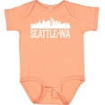 thumbnail image 3 of Inktastic Seattle Washington Skyline Wa Cities Boys or Girls Baby Bodysuit, 3 of 5