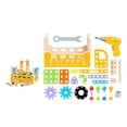 thumbnail image 3 of Juego de herramientas de madera para niños, juguetes educativos de aprendizaje, juguetes de construcción para niños y niñas., 3 of 9