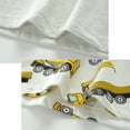 thumbnail image 6 of DDSOL Boy Pajamas Excavator Pjs Cotton Short Sleeves 4-Pieces Sleepwear Sets Yellow 7T, 6 of 8