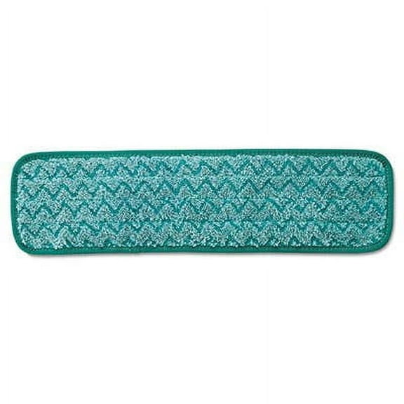 Rubbermaid Q41200GR Hygen 18" Microfiber Dust Pads, Green - 1 Pad RCPQ41200GR