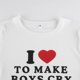 thumbnail image 4 of Crop Top Woxlica I Love to Make Boys Lry Y2K para mujer, 4 of 5