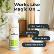 Oxyfresh Extra Strength Pet Odor Eliminator Spray, No Fragrance & No Harsh Chemicals, Goodbye Stinky Odors, Cat & Dog Deodorizer Works on Contact, Home Upholstery & Auto, Vets & Owners Love It