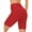 Red, variant on FANNYC Yoga Shorts For Womens High-Waist Quick-Drying Sports Shorts Workout Running Trousers Control Abdomen Butt Lift Yoga Half Pants, Black/Gray/Green/Navy/Red