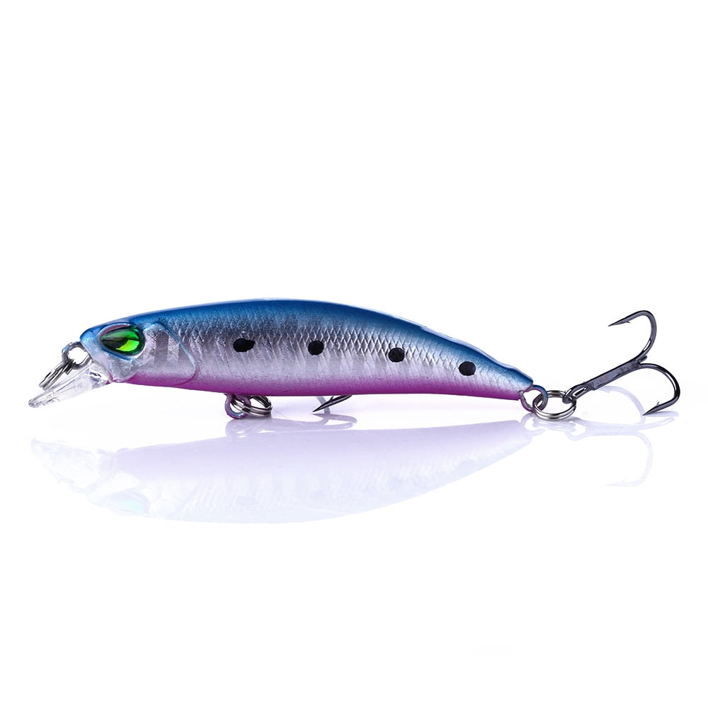 Fishing Deep Diving Fishing Lures Swimbait Large Sinking Minnow Lure Saltwater Jerkbait Lure 5Pcs/kit, 2.76in/0.15oz