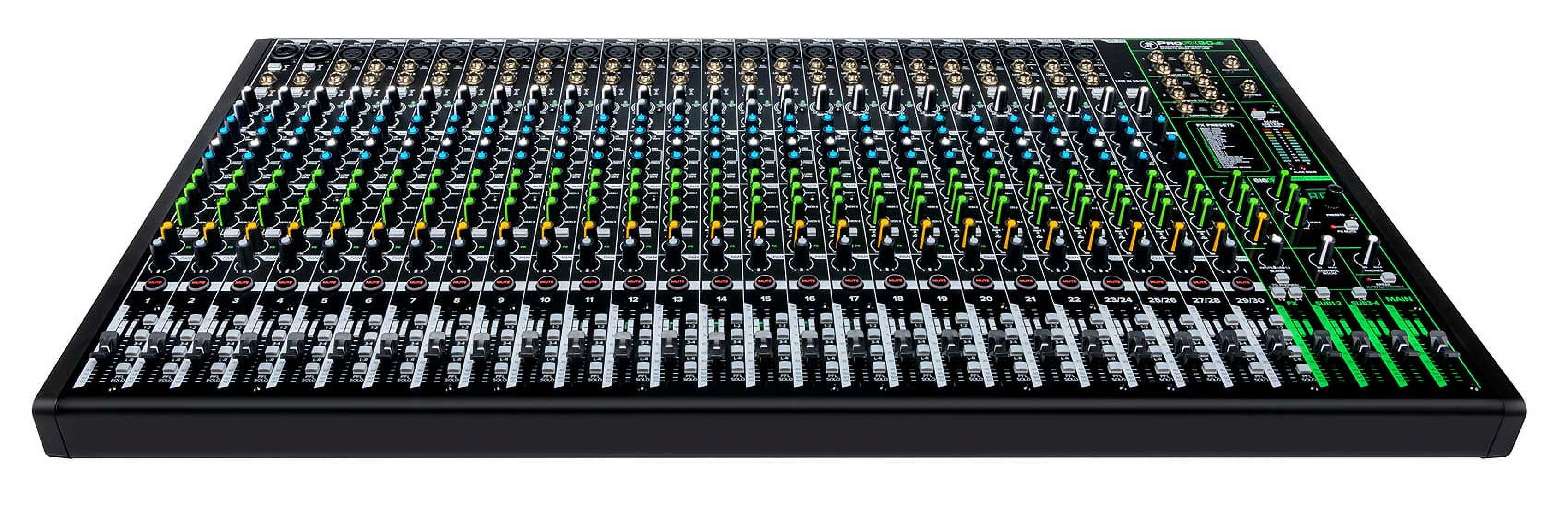 Mackie ProFX30v3 30 Channel 4-Bus Effects Mixer w/USB+Wireless Mics ProFX30 v3