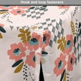 thumbnail image 4 of Floral Dog Crate Cover, Continuous Watercolor Vintage Flowers Motif Pattern on Pastel Backdrop, Easy to Use Pet Kennel Cover Small Dogs Puppies Kittens, 7 Sizes, Pale Eggshell Multicolor, by Ambesonne, 4 of 6