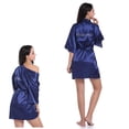 thumbnail image 3 of Albornoces de Novia Hugo de Seda Tipo Kimono para Boda, 3 of 4