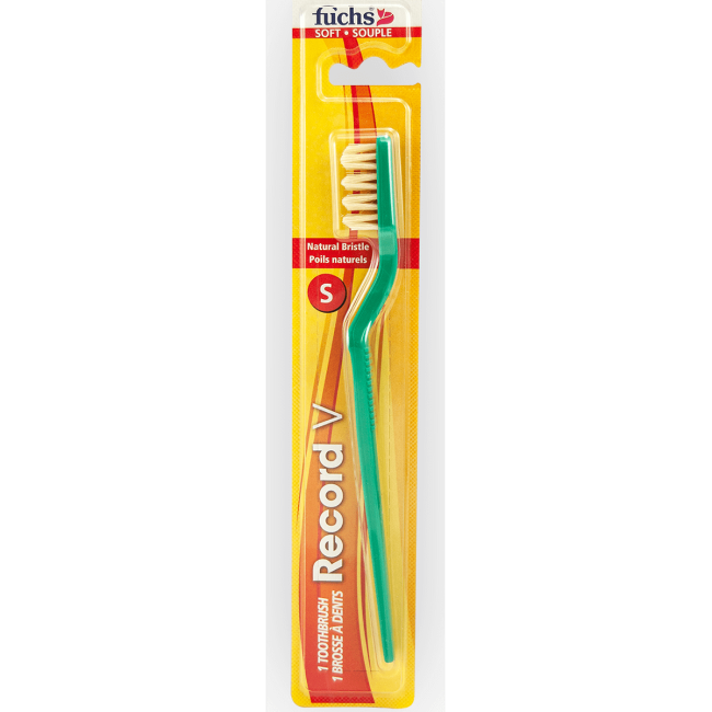 Fuchs Fuchs Record V Natural Bristle Toothbrush Soft 1 Unit