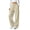 Beige#③, variant on qucoqpe Imitation Jeans for Women Stretchy Elastic Waist Denim-Like Pants with Pockets