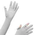 thumbnail image 5 of COMVALUE Cooling Arm Sleeves for Men Women, Sun Protection UV Sleeves, Breathable Summer Ice Silk Arm Light Gray One Size, 5 of 5