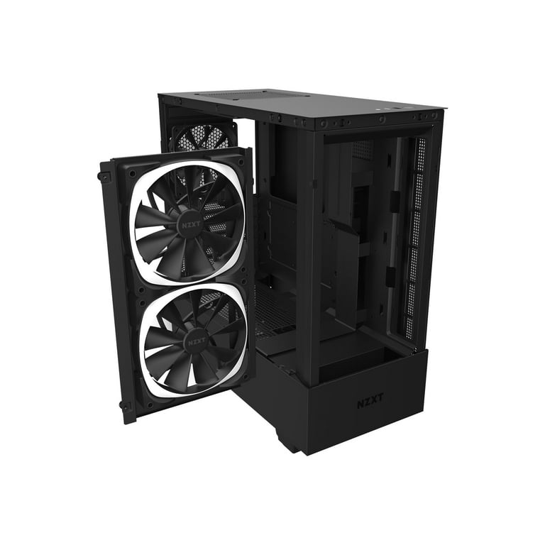NZXT H510 Compact ATX Mid-Tower Elite Black Case - Full RGB for