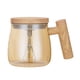 thumbnail image 4 of Taza agitadora automática, taza mezcladora automática de vidrio portátil de 400ml, taza mezcladora automática para café/leche/proteína en polvo, taza champán Macarena Taza mezcladora eléctrica, 4 of 8