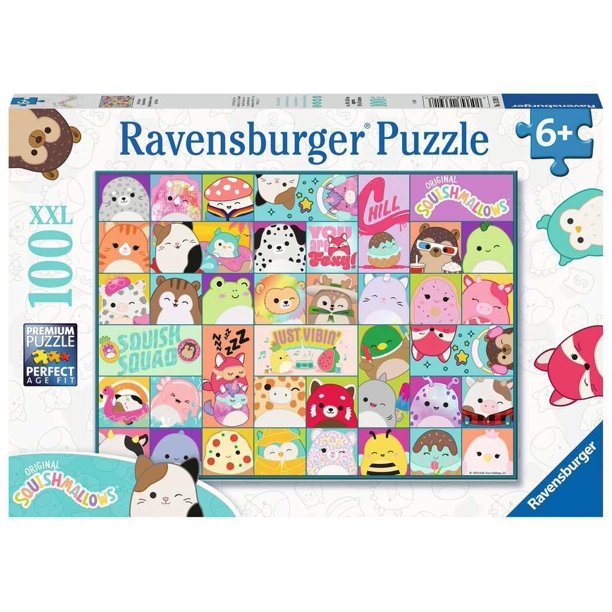 Puzzle Ravensburger Squishmallows de 100 piezas para niños mayores de 6 años