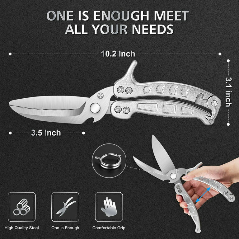 Muerk Heavy Duty Poultry Shears - A Must Have Kitchen Shears for