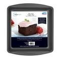 Mainstays Nonstick 9" x 9" x 2" Square Cake Pan, Brownie Pan, Gray