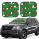 thumbnail image 1 of Balery Cute Santa And Ho Ho Ho Parasol para parabrisas de coche de 2 piezas | Parasol plegable para parabrisas delantero de coche para la mayoría de sedanes-Medium, 1 of 6