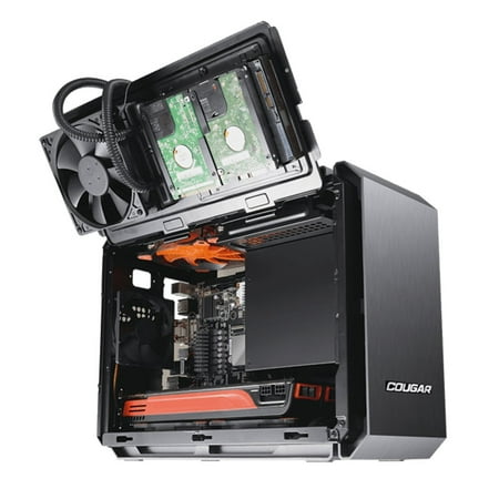 Compucase Cougar Compact Pro Gaming Case - Mini ITX, 350mm Graphic card, Slim ODD, 3.5?HDD / 2.5? SSD, 2 x USB 3.0 - (Best Looking Mini Itx Case)