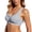 Grey, variant on Women's Wireless Push Up Bra Adjustable Seamless Comfort Wireless Bralettes Medium Support Workout Yoga Bra Grey, Size 46