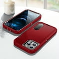 thumbnail image 6 of for iPhone 12 / 12 Pro Case with Kickstand, [10FT Military Drop Protection] Rugged Heavy Duty Hard PC+Soft Silicone Rubber Bumper Hybrid Triple-Layer Case for iPhone 12 / 12 Pro,
Red+Black, 6 of 8