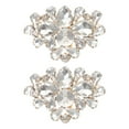 thumbnail image 3 of Raindrops Golden Crystal Shoe Clips for Women Rhinestone Shoe Decoration Elegant Accessories for Various Occasions Size 1 Pair, 3 of 8