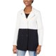 thumbnail image 1 of Tommy Hilfiger Abrigo de guisante con bloques de color para mujer, azul, extragrande, 1 of 2