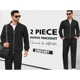 thumbnail image 5 of COOFANDY Mens 2 Piece Tracksuit Casual Sweatsuits Full Zip Track Suits Jogging Athletic Suit Sets, 5 of 15