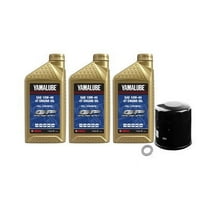 Oil Change Kit Yamalube Hi-Perf. Full-Synthetic 10W-40 for Yamaha KODIAK 400 4x4 Auto 2000-2006