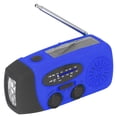 thumbnail image 4 of Hand Crank Solar Radio Multifunctional Emergency Radio LED Radio with Flashlight for Outdoor CampingBlue Europe, 4 of 9