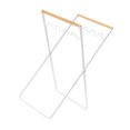 thumbnail image 3 of Collapsible Trash Can Stand Support Garbage Bag Paper Bags Holder for Picnic White, 3 of 7