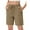 Khaki, variant on TACVASEN Women's Hiking Shorts Quick Dry Lightweight Water Resistant Athletic Shorts with 3 Zipper Pockets Drawstring Waistband