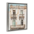 thumbnail image 3 of Stupell Industries Aged Architecture City Buildings Gray Framed Floater Canvas Wall Art, design by Petal Prints Design, 3 of 9