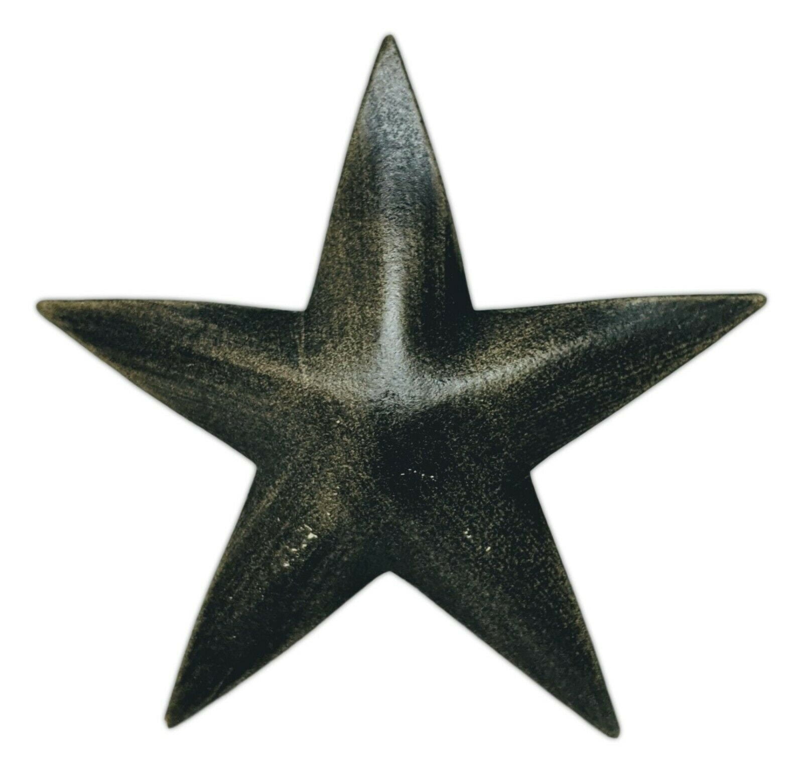 VINTAGE GRAY STAR SHOWER CURTAIN HOOKS, Set of 12 Primitive Metal Hooks