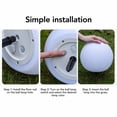 thumbnail image 2 of Garden Solar Lights 9 Colorful Light LED Solar Globe Lamp Waterproof Outdoor Solar Ball Lamp for Yard Lawn, 2 of 8