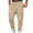 Khaki@GC@, variant on Mens Baggy Cargo Pants Casual Solid Color Elastic Waist Drawstring Cargo Pants for Men Lightweight Relaxed Fit Outdoor Athletic Trousers With Pockets