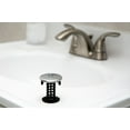 SinkShroom Chrome Edition Revolutionary Black Bathroom Sink Drain