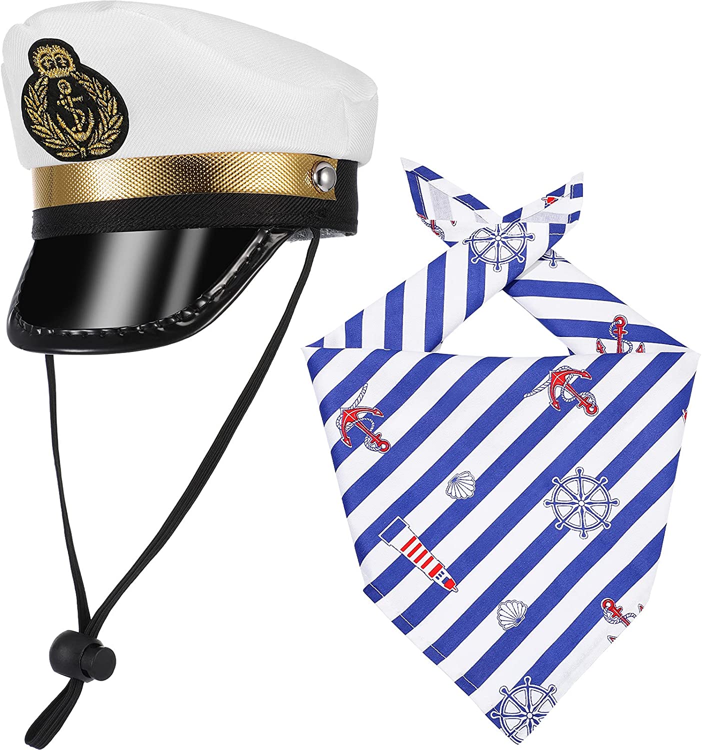 Sailor Dog Costume Set Dog Cat Sailor 