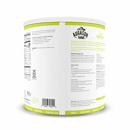 Augason Farms Dehydrated Apple Slices, 20 Servings, 12 oz. (Pack of 14)