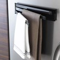 thumbnail image 5 of Barra magnética para colgar toallas, estante giratorio plegable para cocina, refrigerador, almacenamiento para baño con múltiples postes sin perforaciones, 5 of 5