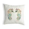 thumbnail image 2 of Betsy Drake KS388 12 x 12 in. Betsys Seahorses Small No-Cord Pillow, 2 of 2