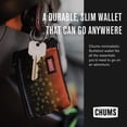 thumbnail image 3 of Chums Surfshorts Keychain Wallet (American Flag) - Slim RFID Blocking Nylon Travel Wallet w/ ID Window, 3 of 5