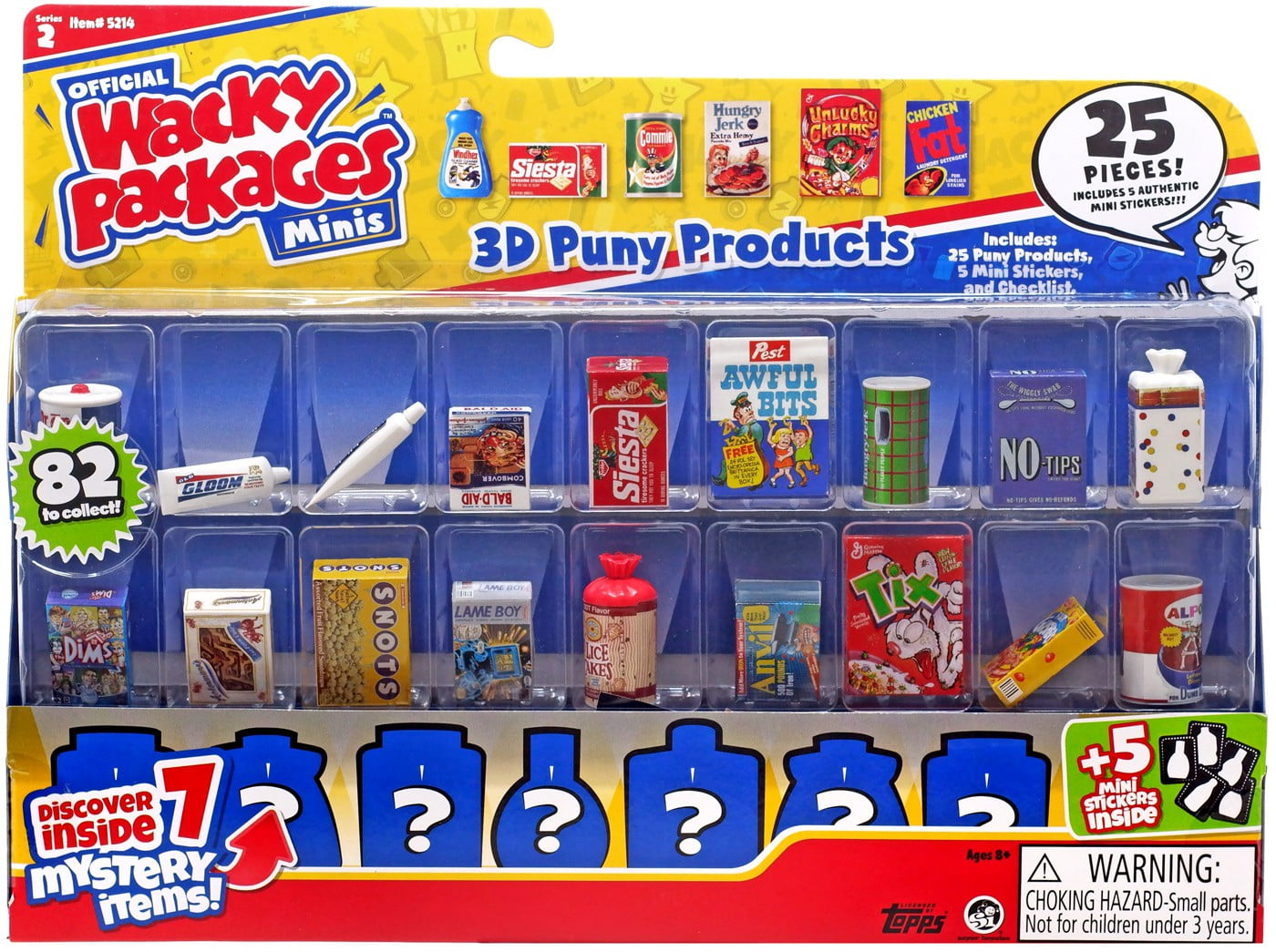 Details about   Wacky Packages Minis plus 4 Mystery - Series 2 Cram 