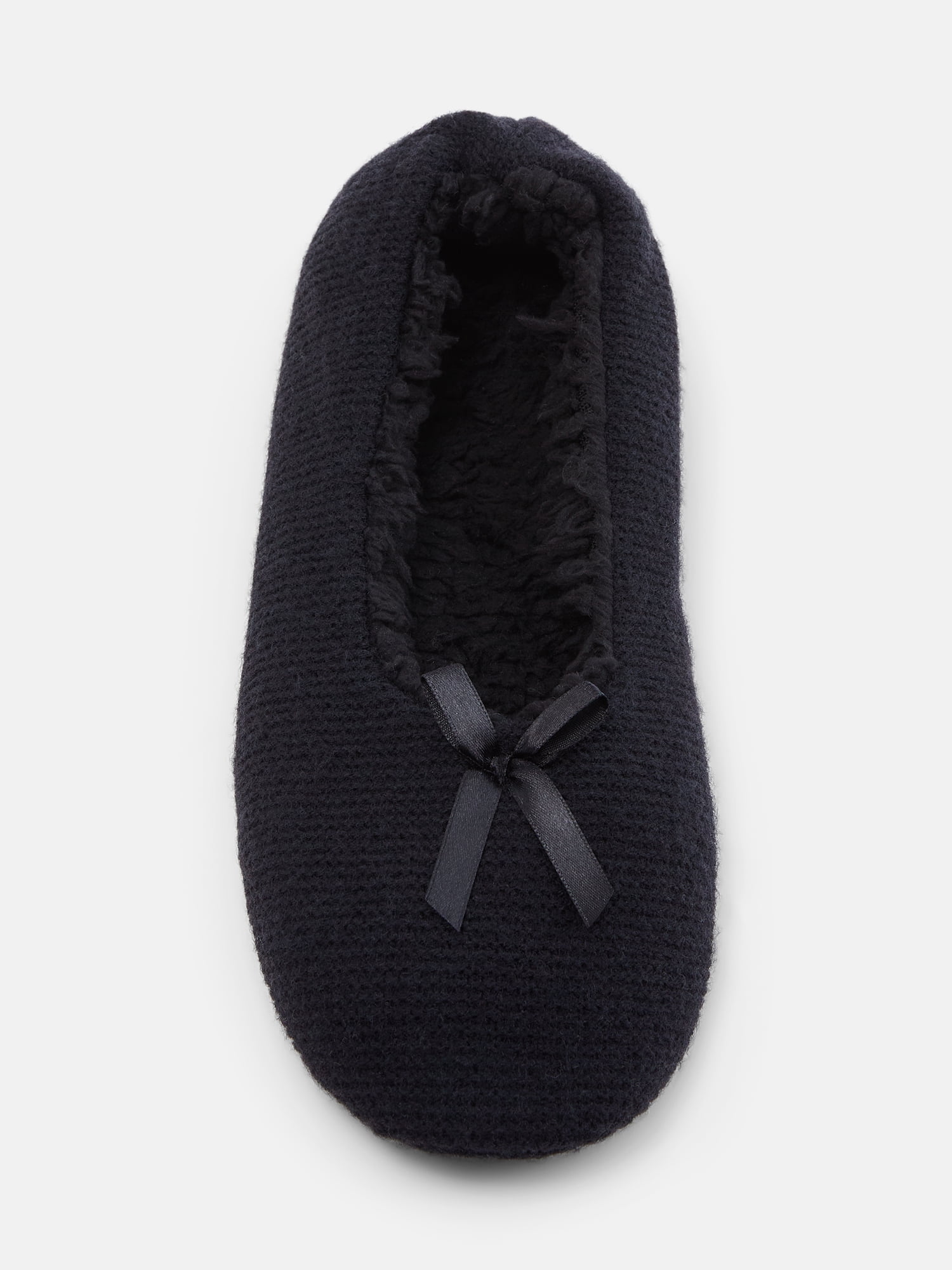 Time and Tru Women's Faux Shearling Slipper Socks