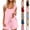 Beige, variant on CHUMUD Women's 2 Piece Ruffled Pajama Set – Cute Pjs Sets Sleeveless Frill Strap Tank Top & Drawstring Ruffle Hem Shorts, Soft Loungewear Sleepwear