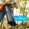 thumbnail image 4 of BLACK+DECKER Leaf Blower & Leaf Vacuum, 3-in-1, 12-Amp, 250-MPH, 400-CFM, BV6000, 4 of 11