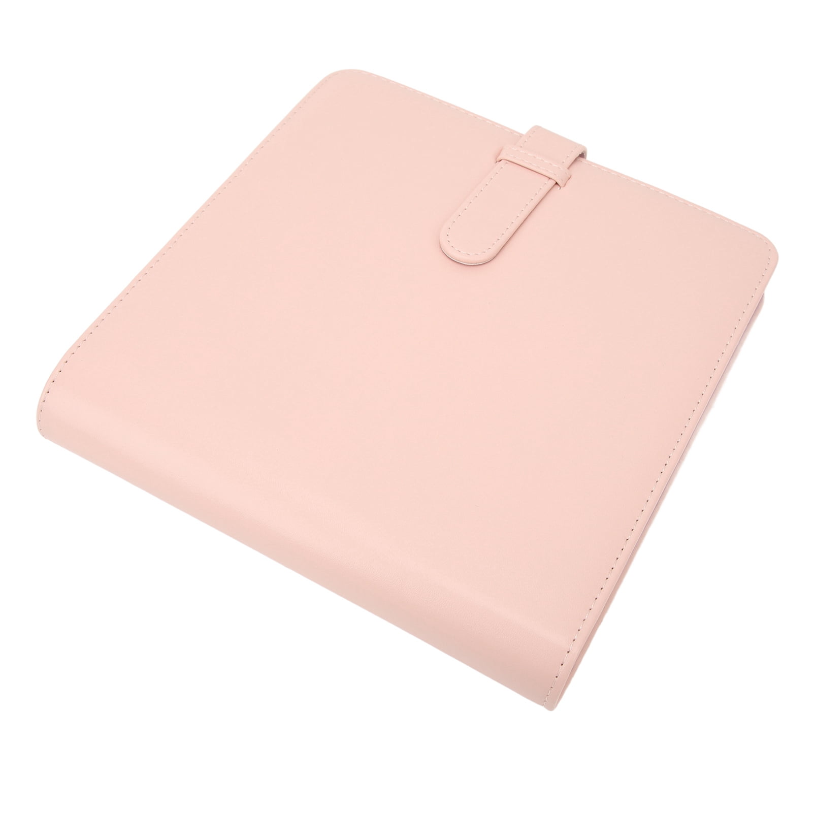 288-Pocket Square Photo Album - Holds 3" Square Instant Photos (Fujifilm SQ1/SQ6/SQ10/SQ20), Pink PU Leather Cover
