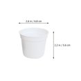 thumbnail image 2 of 24Pcs Plastic Planter Round Plant Nursery Pots Useful Succulent Plants Pots, 2 of 8